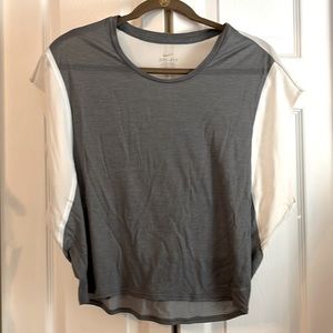 Nike super lightweight cap sleeve shirt